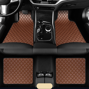 Tapis <span class=keywords><strong>de</strong></span> sol <span class=keywords><strong>de</strong></span> voiture complets en cuir 3D <span class=keywords><strong>de</strong></span> luxe sur mesure, style sport, 10 mm d'épaisseur, pour Land Cruiser/Accord/Mazda/Infiniti - Product Image 1