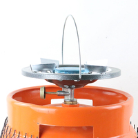 Exportation en Afrique Flamme Bleue Cuisinière à gaz naturel Plaques de cuisson Mini Brûleur à gaz portable pour camping BBQ GPL Brûleur à gaz propane
