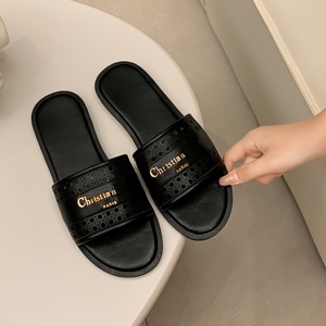 Nuovi Sandali da <span class=keywords><strong>Donna</strong></span> Primaverili in <span class=keywords><strong>Pelle</strong></span> Microfibra, Stile Infradito con Fondo Piatto e Design Traforato, Antiscivolo e Slip-On da Esterno Stile Spiaggia - Product Image 3