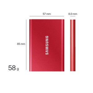 Disque SSD portable <span class=keywords><strong>Samsung</strong></span> T7 1 To/2 To Type-C USB 3.2 Gen 2 NVMe Haute vitesse Disque dur externe pour ordinateur de bureau, ordinateur portable, PC Disques SSD - Product Image 4
