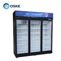 Armoire de réfrigération pour boissons à porte vitrée, congélateur vertical, congélateur alimentaire, armoire à basse température à congélation rapide