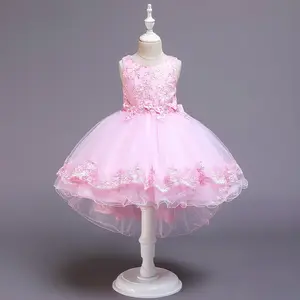 188 멋진 Frocks 디자인 도매 아름다운 꽃 아이 소녀 신부 꽃 파티 드레스