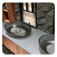 Planche en surface solide acrylique en pierre artificielle de style moderne, découpe personnalisée, épaisseur sur mesure pour îlot de cuisine et comptoir
