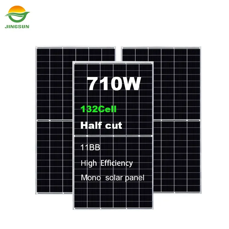 Painel solar baratos de alta eficiência mono painel solar, preço em estoque, 700w 710w 1000w