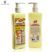 Lotion corporelle au curcuma la plus vendue - Hydrate, nourrit, rafraîchit et illumine la peau - Lotion hydratante à la rose 300ml