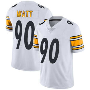 Camisetas de Fútbol Americano de los Pittsburgh para Hombre, 90 T.J. Watt, 2 Justin Fields, 8 Pickett, 6 <span class=keywords><strong>Queen</strong></span>, 24 Porter, Camisetas de Fútbol Americano Limitadas Cosidas, Negras - Product Image 3