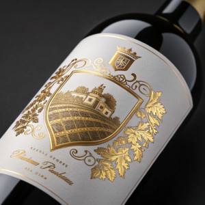 נייר דבק מקצועי תוויות מודפסות מותאמות אישית עבור chivas בקבוקים ויסקי - Product Image 2