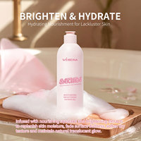 Gel Douche Éclaircissant à la Niacinamide en Gros Direct Usine, Gel Douche Nettoyant en Profondeur Bio à la Fleur de Cerisier