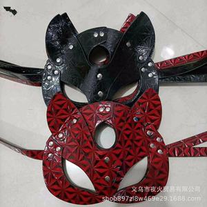 ของเล่นทางเพศสำหรับผู้ใหญ่, ผ้าปิดตา/หน้ากากหนังลายเพชร, อุปกรณ์ประกอบการแสดงบนเวที, และของเล่นทางเลือกสำหรับผู้ชายและผู้หญิง - Product Image 1
