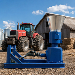 Granulateur à granulés d'aliments pour animaux entraîné par tracteur, pour paille et maïs, destiné à la production de granulés d'aliments. - Product Image 2