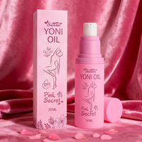Huile Essentielle d'Hygiène Intime Équilibrée au PH 100% Pink Secret, aux Herbes Naturelles, Huile Détox Yoni - Meilleure Vente