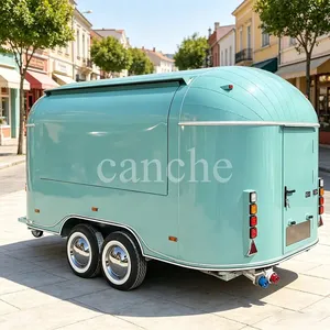 Carrito de Comida Móvil Eléctrico Popular en Alemania para Venta de Donuts de Chocolate, Pizza, Tacos y BBQ - Product Image 1