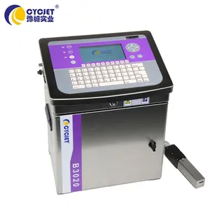 CYCJET B3020 Printer Inkjet Terus Menerus/Printer Inkjet Karakter Kecil Mesin Pengodean Tanggal Kedaluwarsa/32 Pencetakan Dot-Matrix