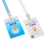 Passe VIP sur mesure en PVC pour événements, badges d'identification pour le personnel avec cordon
