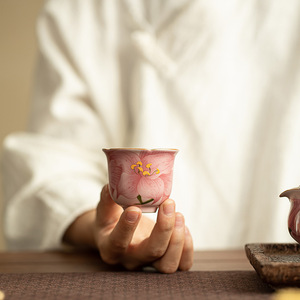 Wholesale Baihe Ru Kiln High-quality Ceramic Travel <b>Mugs</b> Classic Style <b>Reusable</b> Back to School Gongfu Tea Sets - Product Image 2