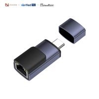 Adaptor UNIEAN USB-C ke Gigabit Ethernet (RJ45) untuk Koneksi Langsung (Menghubungkan Laptop/Desktop ke Router)