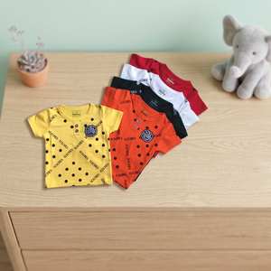 T-shirts d'été en coton doux pour enfants, haut à manches courtes, simples, pour garçons et filles, collection - Product Image 2