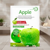 Champú Tinte Negro para el Cabello, Rápido en 5 Minutos, Sin Amoniaco, Herbal de Manzana, Venta al por Mayor OEM para Salones, Cobertura de Canas Orgánica Premium, MSDS