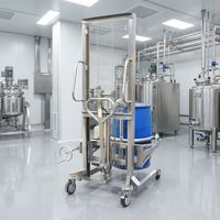 Distributeur de fûts hydraulique en acier inoxydable DA40S : Contrôle manuel de la vidange sans effort pour une utilisation professionnelle B2B