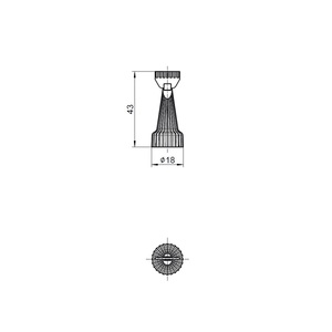 Bottle 10ml round with thread and nozzle - Product Image 4