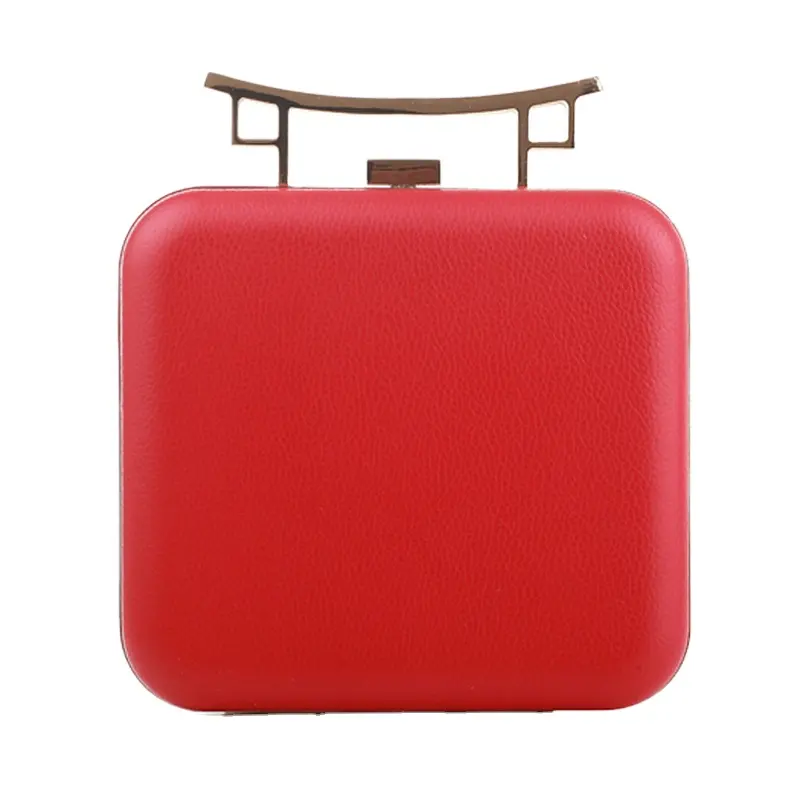 الصين فريد مصمم الأحمر PU المواد محفظة حقيبة صغيرة السيدات إمرأة يدّ حقائب سهرى حقيبة صغيرة s