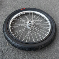 Kit de conversion Supermoto sur route avec jeu de roues à rayons argentés de 17 pouces Surron Light Bee X LBX