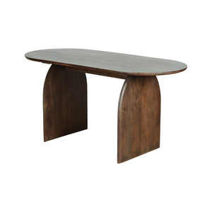 Mesa de Comedor de Madera de Mango Sólida de Alta Calidad, Acabado Marrón, Diseño Moderno para Comedor, de 4 a 6 Plazas, Muebles de Madera Duraderos - Product Image 3