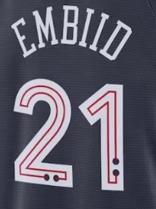 2023-2024 nuevo Philadelphia impreso o cosido 0 Maxey 1 Harden 12 <span class=keywords><strong>Tobias</strong></span> 21 Embiid camiseta de baloncesto - Product Image 5