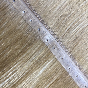 ต่อผมหรูหราแบบรัสเซีย  ชนิดผีเสื้อ  ผมแท้บริสุทธิ์  Genius Weft สี 1B สำหรับใช้ในร้านเสริมสวยมืออาชีพ - Product Image 4