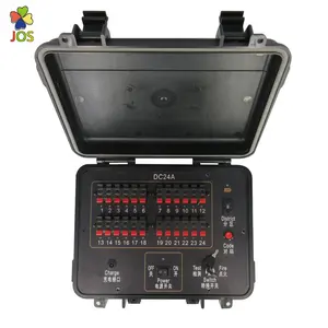 hot sale high quality JOSDC24A 24 channel 24 cue receive box for wireless remote control pyrotechnic firing system