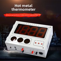 Manufacturer-Supplied Large-Screen Thermometer Unlimited Transmission Steel Temperature Measuring Instrument for Front Furnace