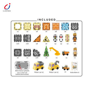 Blocchi Magnetici Educativi Chengji, Tema Spaziale e Ingegneria, Set da 92 Pezzi per Costruzioni Urbane - Product Image 2