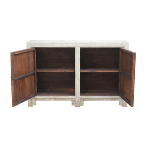 Mueble de almacenamiento de madera con estantes y cajones para sala de estar, unidad de muebles modernos y elegantes para el hogar. - Product Image 2