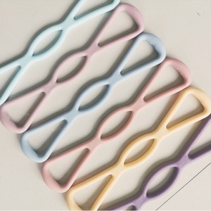 Bande de résistance en forme de 8 Blue Flute en TPR pour fitness à domicile, équipement d'exercice pour étirements des épaules, du cou et du dos - Product Image 4