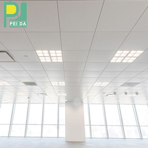 Hiện đại 60x60 nhôm trần giả cho văn phòng khách sạn vuông gạch hình dạng không thấm nước chống cháy đục trần trang trí - Product Image 2