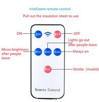 Produits pour la maison intelligente, lampe murale à capteur solaire, éclairage multi-angle avec avertissement lumineux rouge, télécommande, surveillance de simulation
