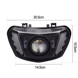 Ensemble de phares LED pour moto Yongjin avec anneau halo blanc pour <span class=keywords><strong>Yamaha</strong></span> <span class=keywords><strong>JOG</strong></span> - Product Image 2