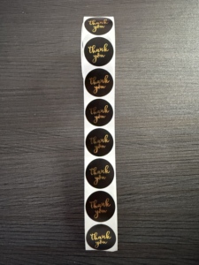 Étiquettes thermiques rondes autocollantes colorées personnalisées de haute qualité, étiquettes thermiques rondes, autocollants ronds noirs - Product Image 6