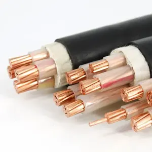 Cable de alambre eléctrico YJV cable revestido de PVC aislado de PVC reticulado 1,5 ~ 400mm2