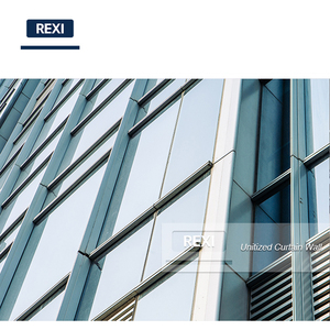 Hiện đại đá mặt tiền hệ thống unititzed thanh được xây dựng khung Spider nhôm kính Rèm tường cung cấp chi phí cho mỗi M2 Mét Vuông chân - Product Image 5