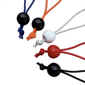 Cordes élastiques robustes <span class=keywords><strong>pour</strong></span> tente avec boule en plastique de 3,5 mm, cordes élastiques colorées avec boule en plastique <span class=keywords><strong>pour</strong></span> le camping en plein air, fixation de bâche de tente - Product Image 4