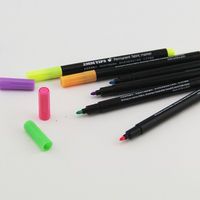Ensemble de marqueurs pour tissus créatifs à faire soi-même |   Stylos textiles permanents pour la peinture sur t-shirts, la personnalisation de chaussures et les travaux sur toile
