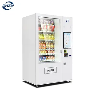 hot and cold drink vending machine for foods and drink qr code