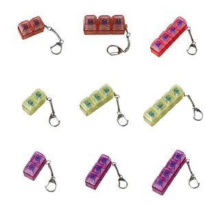 2/3/4 Mechanical Keyboard Keycap Keychain Fidget Toy with Light - Portable Stress Relief Clicker <b>Key</b> Ring for Gift Decoration - Product Image 6