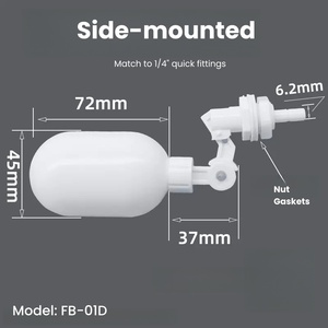 1/8 "1/4" 3/8 "<span class=keywords><strong>Float</strong></span> Van 6mm 9mm ống gắn Loại tự động điền vào hệ thống nước <span class=keywords><strong>Float</strong></span> bóng van - Product Image 5