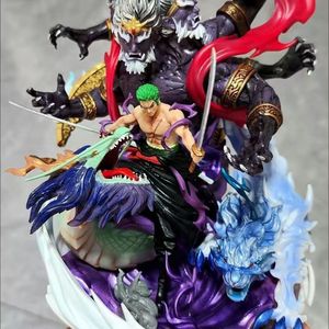 Figurine PVC haut de gamme Asura Form Twin Dragon GK Zoro Style Trois Épées, échelle 1:48, pour espaces thématiques, approvisionnement en gros premium pour <span class=keywords><strong>le</strong></span> marché international - Product Image 4