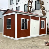 Maison Conteneur Modulaire Préfabriquée en Acier de 40 pieds, Moderne, Extensible, Prête à Vivre, Villa Pliable