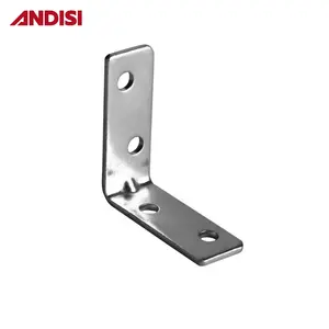 Steel L-shaped Metal Cast Iron Shelf Brackets Furniture Joint Shelf Support Right Angle Corner Brackets