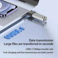 Offre Spéciale USB 3.0/3.1 Type C adaptateur mâle adaptateur OTG pour ordinateur portable tablette téléphone portable adaptateur de charge en aluminium