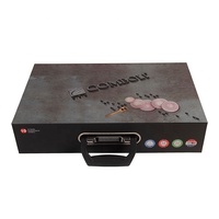 Usine personnalisée luxe unique emballage échantillon affichage stockage carton valise boîte-cadeau avec poignée